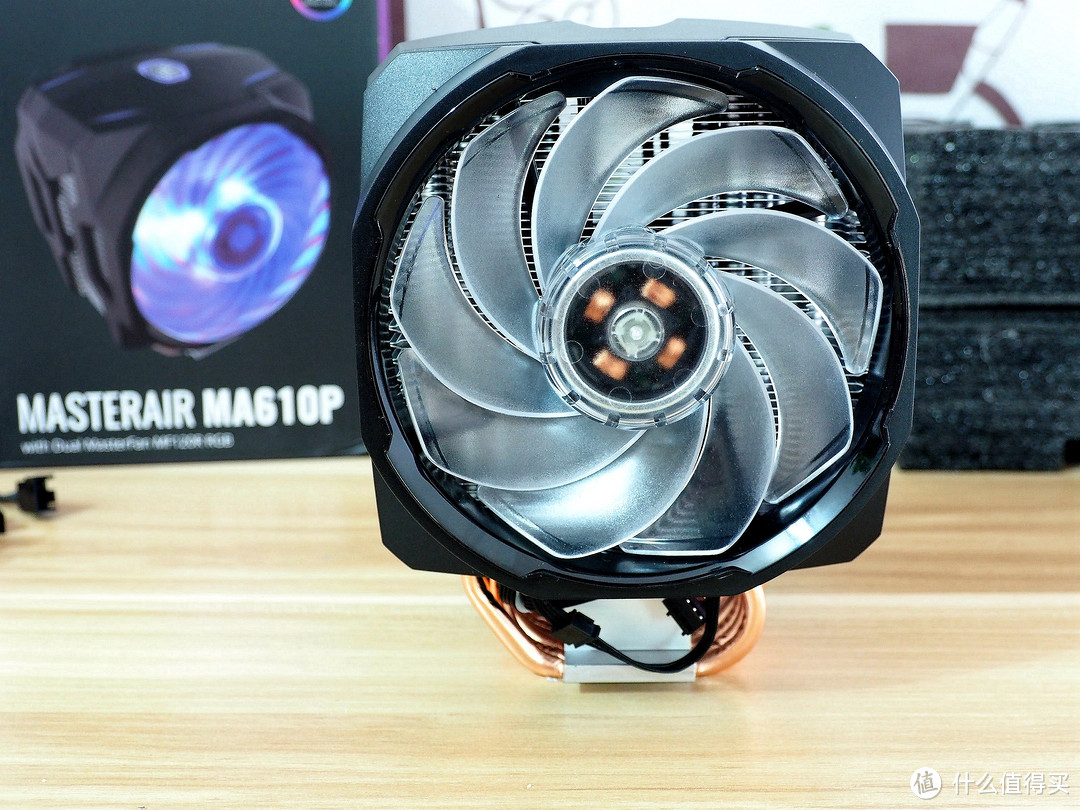 只是为了更炫的灯光—Cooler Master 酷冷至尊 T610P CPU风冷散热器  新品开箱体验