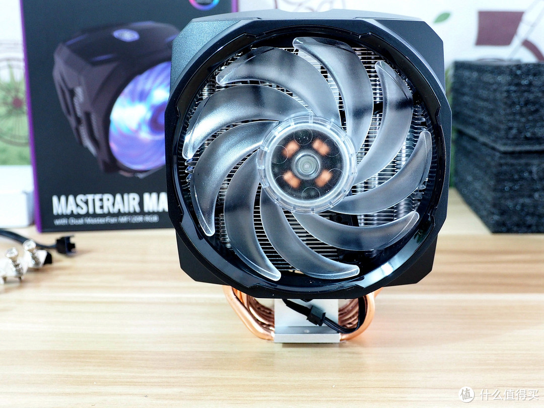 只是为了更炫的灯光—Cooler Master 酷冷至尊 T610P CPU风冷散热器  新品开箱体验