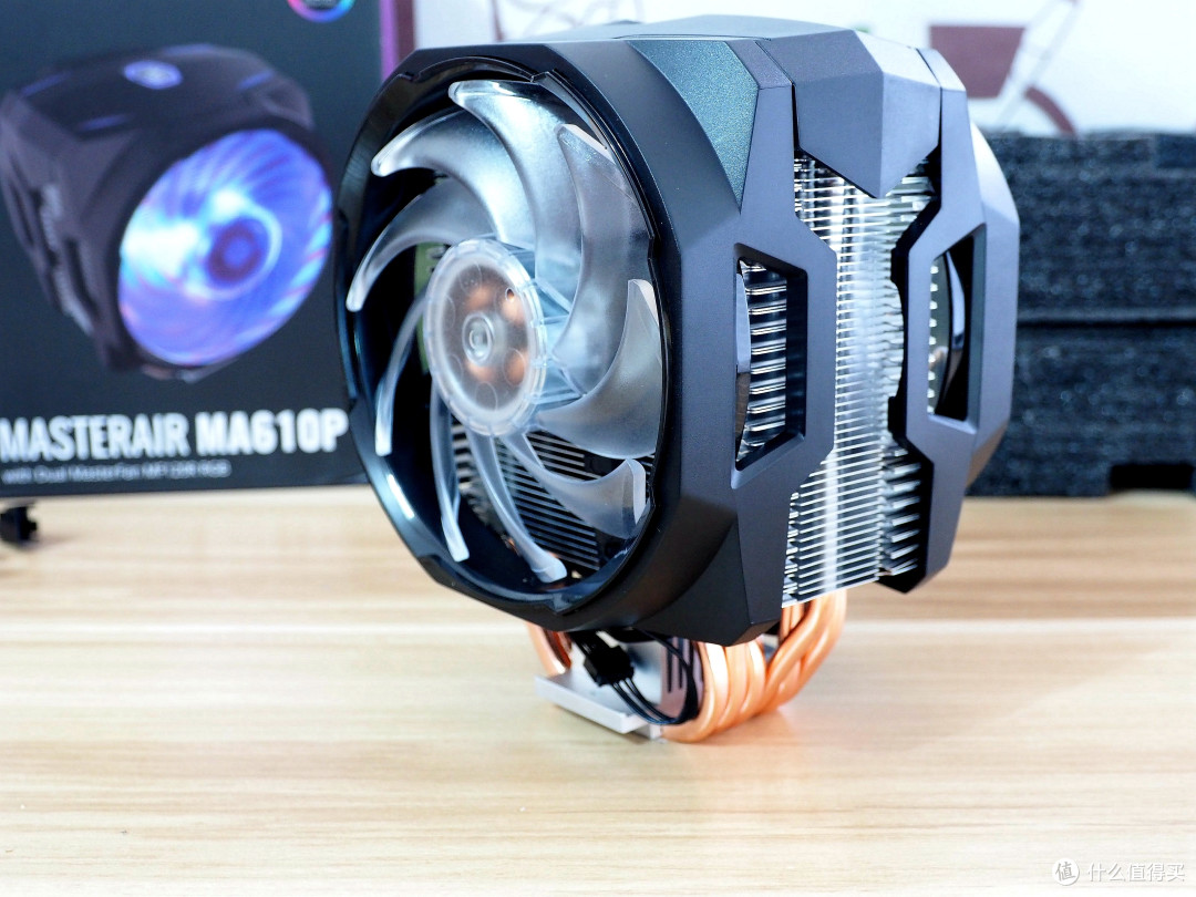 只是为了更炫的灯光—Cooler Master 酷冷至尊 T610P CPU风冷散热器 新品开箱体验