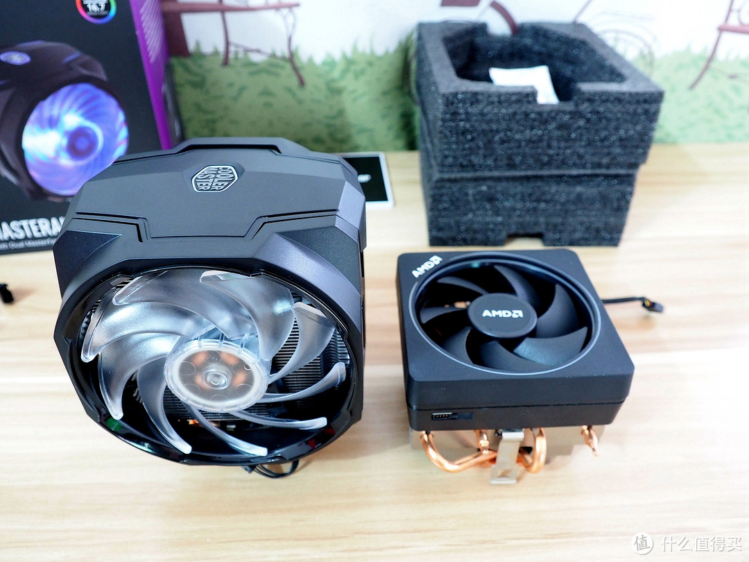 只是为了更炫的灯光—Cooler Master 酷冷至尊 T610P CPU风冷散热器  新品开箱体验