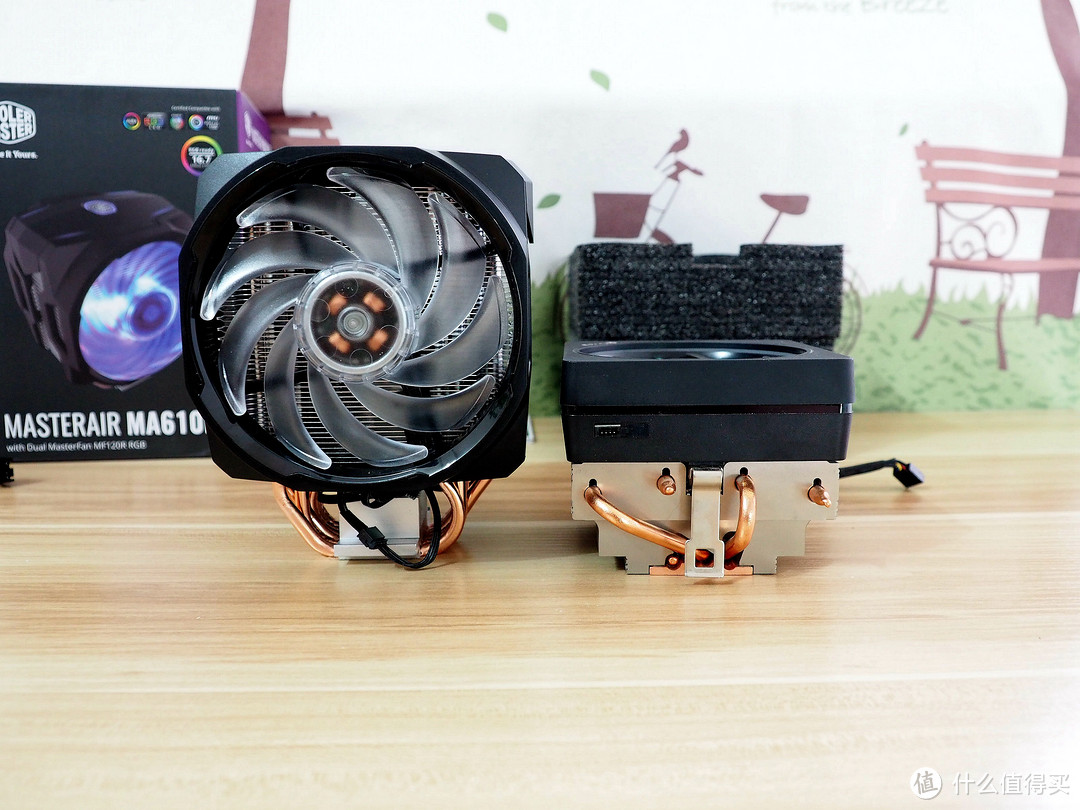 只是为了更炫的灯光—Cooler Master 酷冷至尊 T610P CPU风冷散热器  新品开箱体验