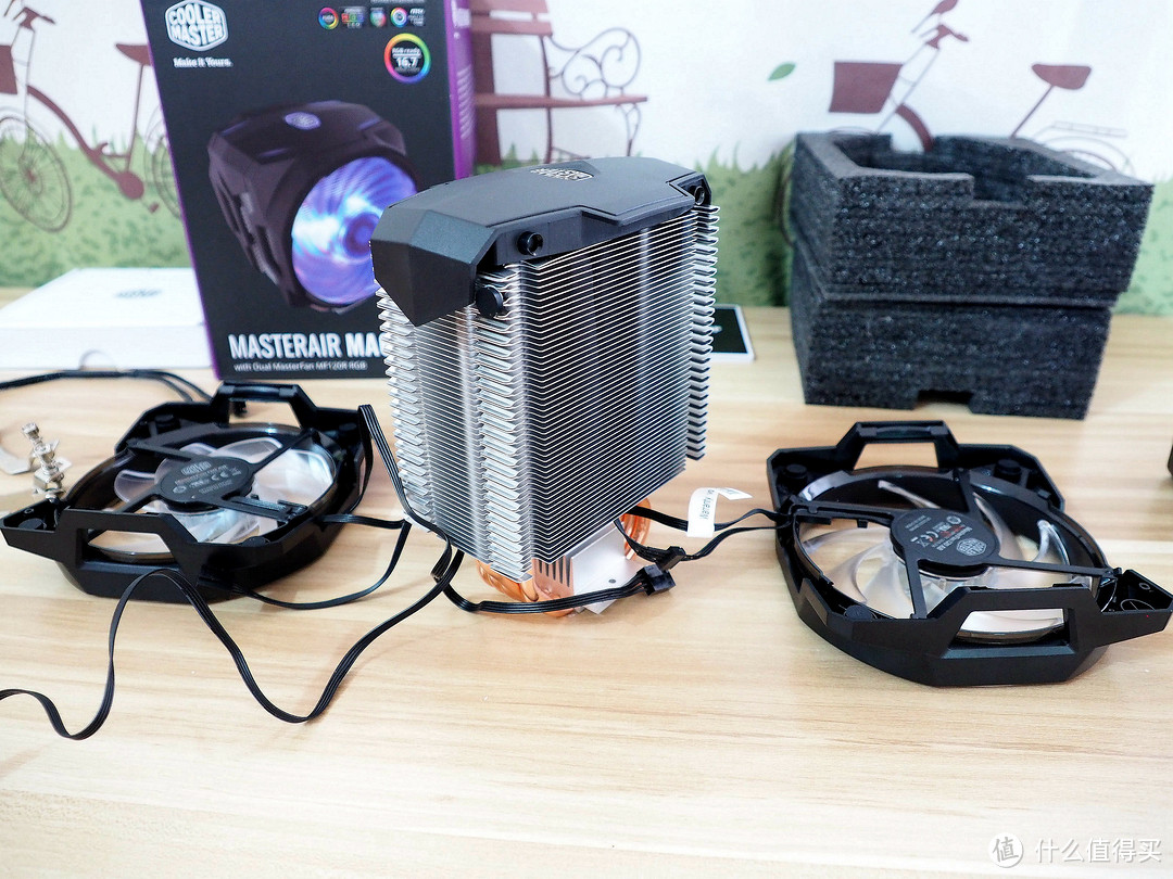 只是为了更炫的灯光—Cooler Master 酷冷至尊 T610P CPU风冷散热器  新品开箱体验