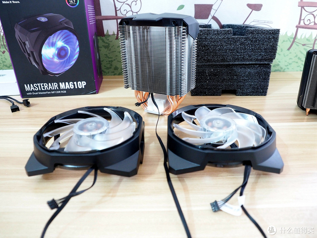 只是为了更炫的灯光—Cooler Master 酷冷至尊 T610P CPU风冷散热器  新品开箱体验