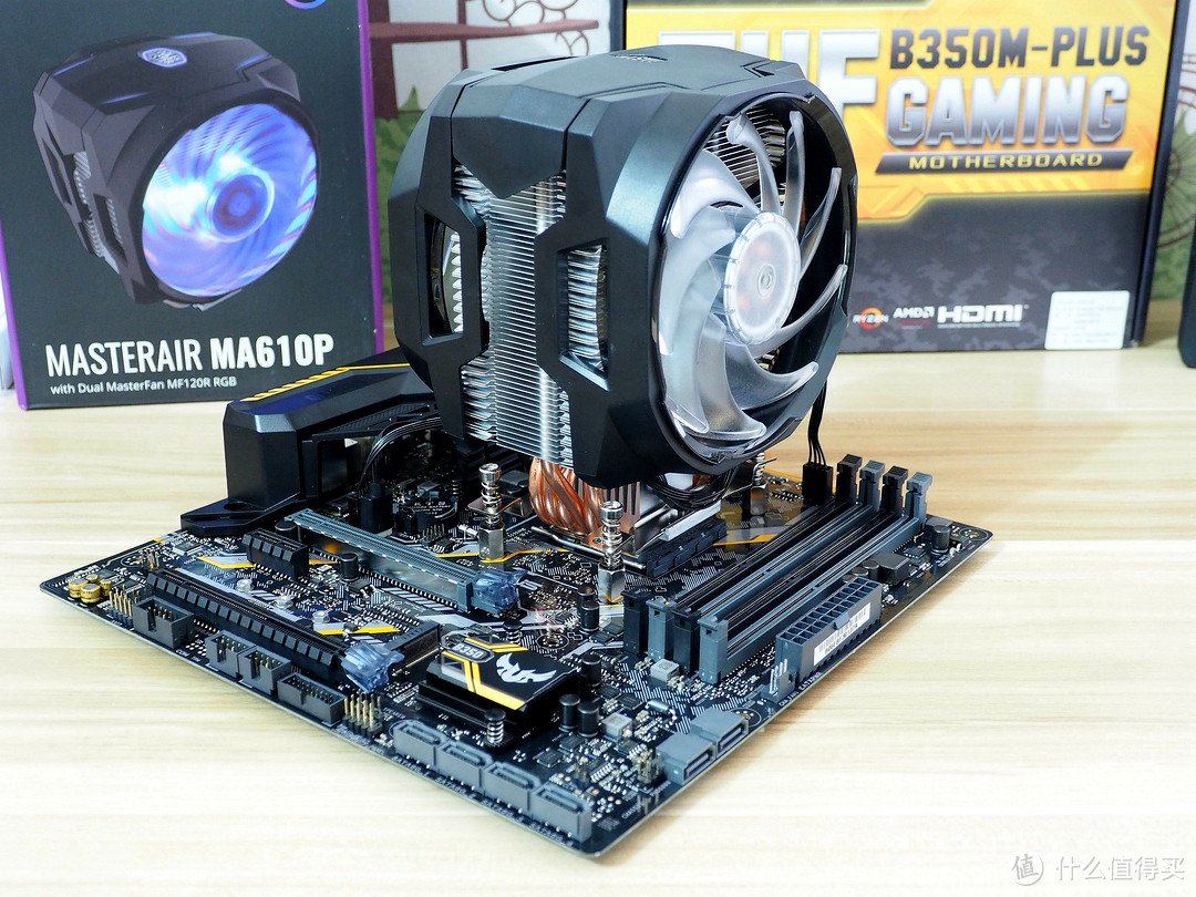 只是为了更炫的灯光—Cooler Master 酷冷至尊 T610P CPU风冷散热器  新品开箱体验