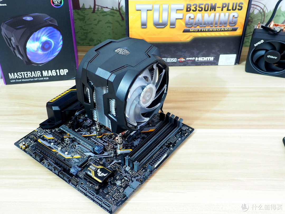 只是为了更炫的灯光—Cooler Master 酷冷至尊 T610P CPU风冷散热器 新品开箱体验