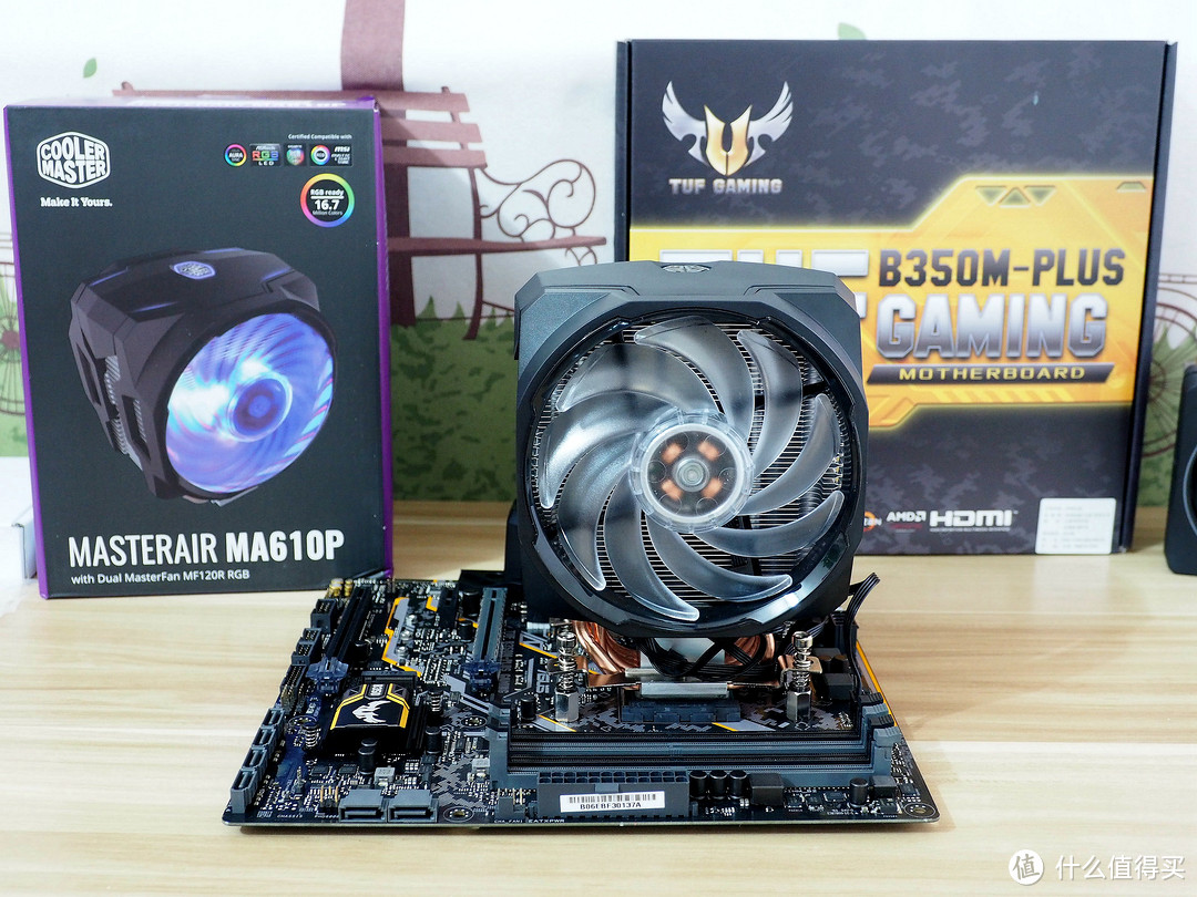 只是为了更炫的灯光—Cooler Master 酷冷至尊 T610P CPU风冷散热器  新品开箱体验