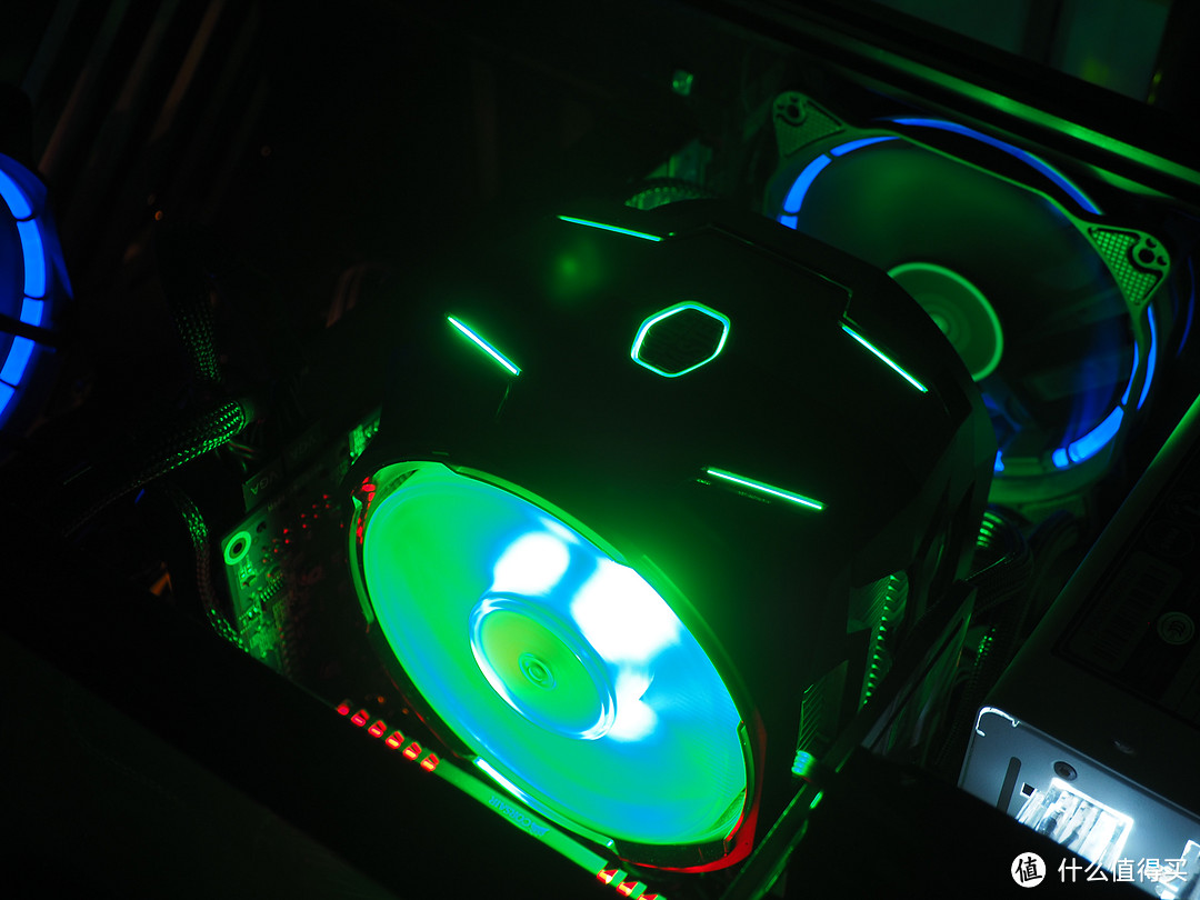 只是为了更炫的灯光—Cooler Master 酷冷至尊 T610P CPU风冷散热器 新品开箱体验