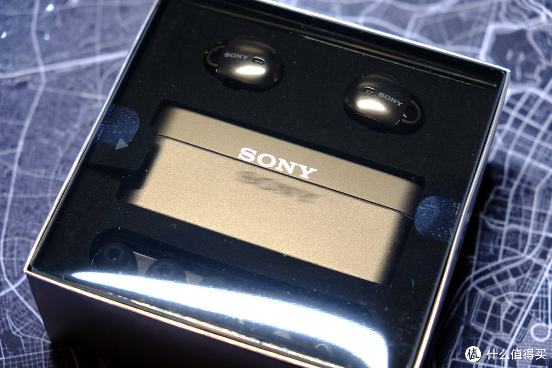 SONY 索尼  wf-1000x 降噪豆 开箱简评与AirPods对比 （真人兽）