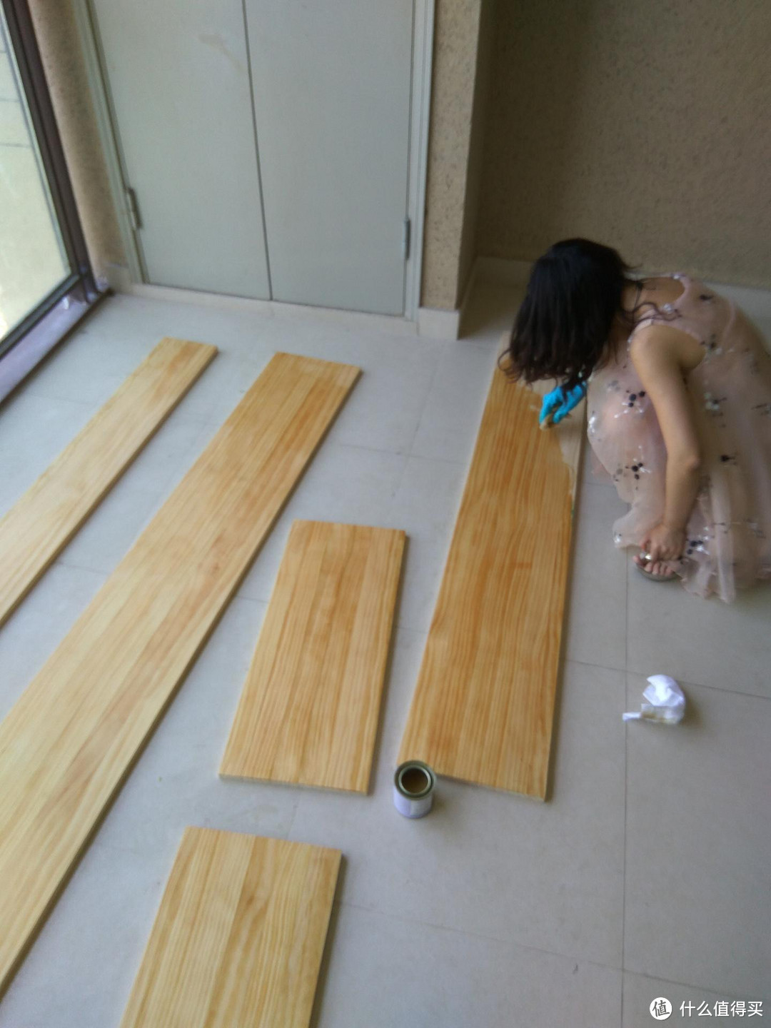 新房到手之阳台木工DIY—阳台柜及宜家户外地板