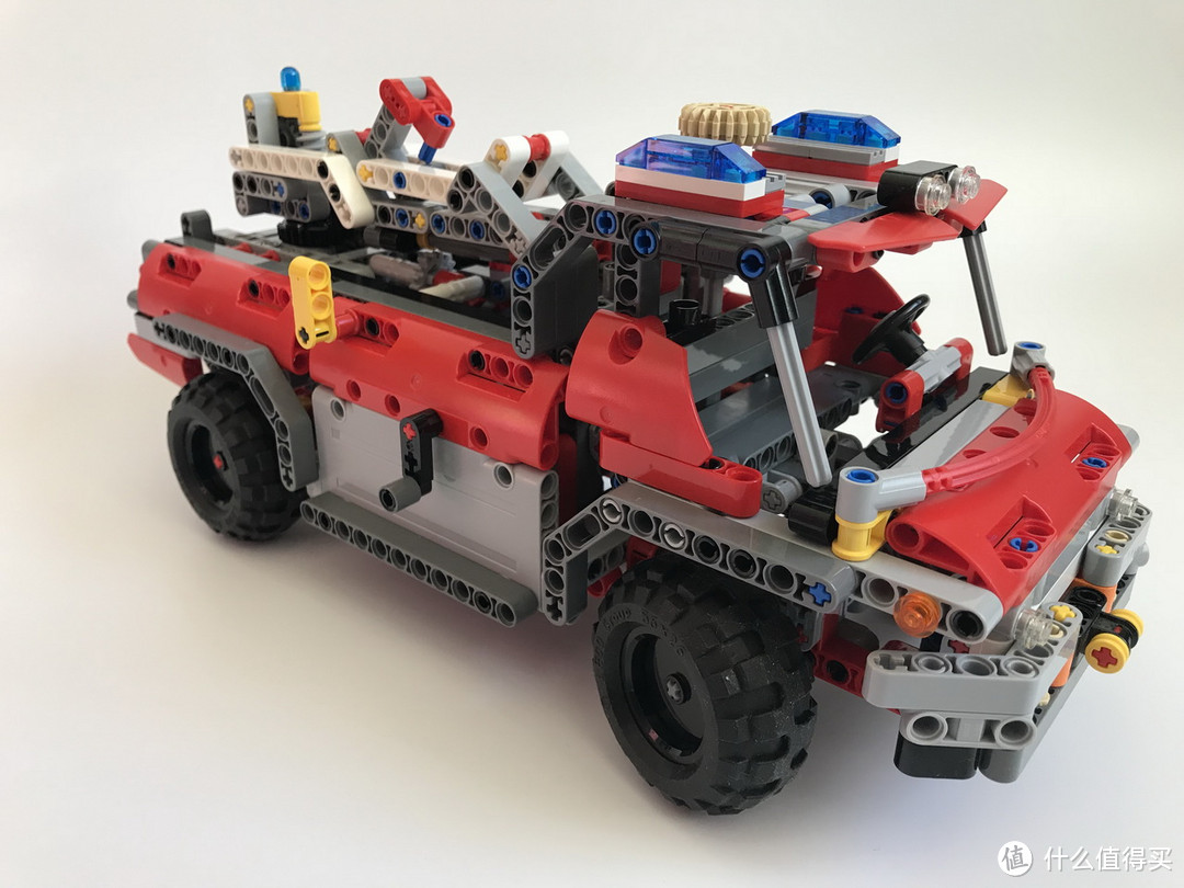 乐高还能这么拼： 复刻 LEGO 乐高 科技 42068 B模式 消防救援车