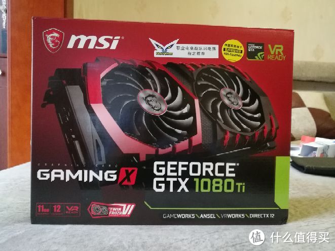 MSI 微星 红龙 gtx1080ti 显卡 简单开箱