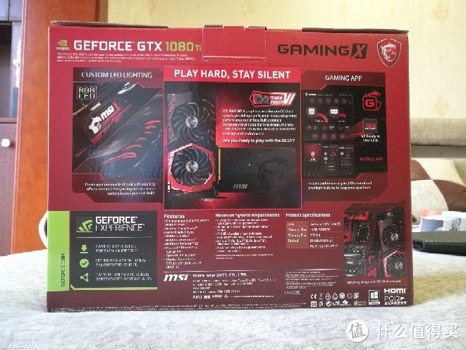 MSI 微星 红龙 gtx1080ti 显卡 简单开箱