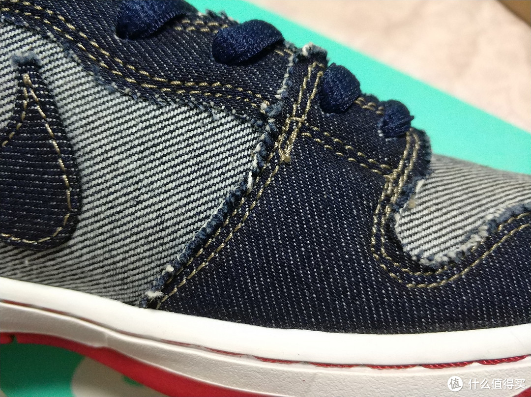 只为颜值—Nike 耐克 SB Dunk High OG 'Reese Denim' 限量复刻滑板鞋 881758-441 开箱