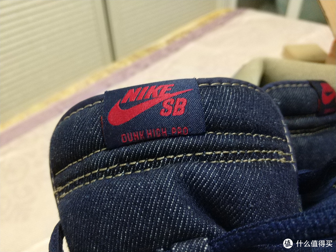 只为颜值—Nike 耐克 SB Dunk High OG 'Reese Denim' 限量复刻滑板鞋 881758-441 开箱