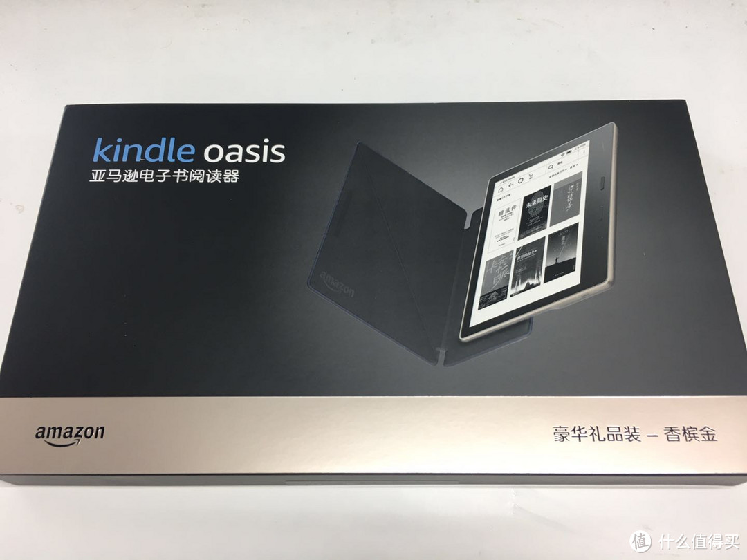 哇~金色外壳！2017新款7寸kindle oasis2开箱简评