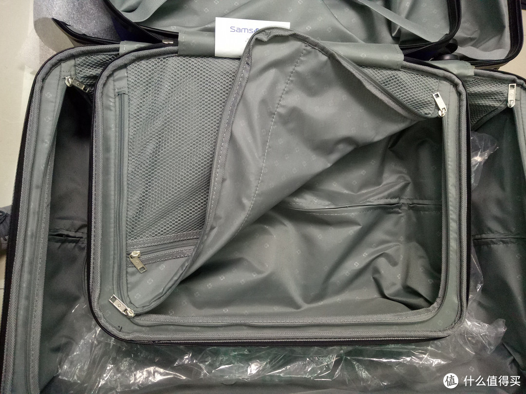 Samsonite 新秀丽 20+28寸 蓝色Duraflex 行李箱 开箱