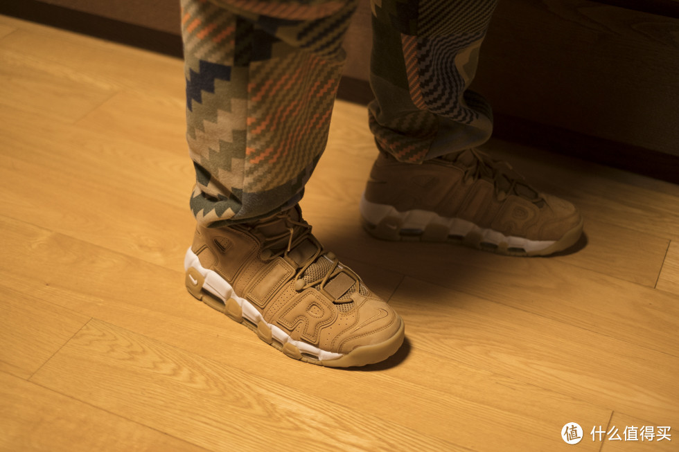 初中篮球时光的信仰充值—Nike 耐克 Air More Uptempo '96 Premium'Wheat Pack'休闲鞋 开箱