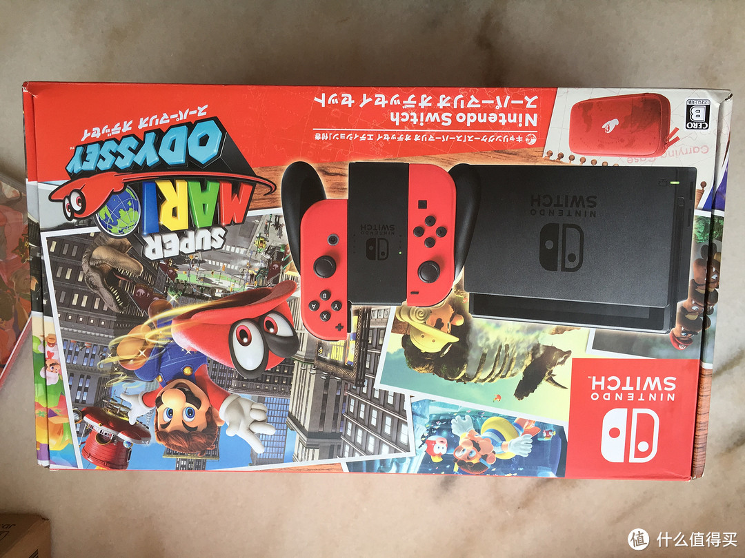 #原创新人#港行超级马里奥奥德赛限定版Nintendo 任天堂 Switch 游戏机 急速开箱