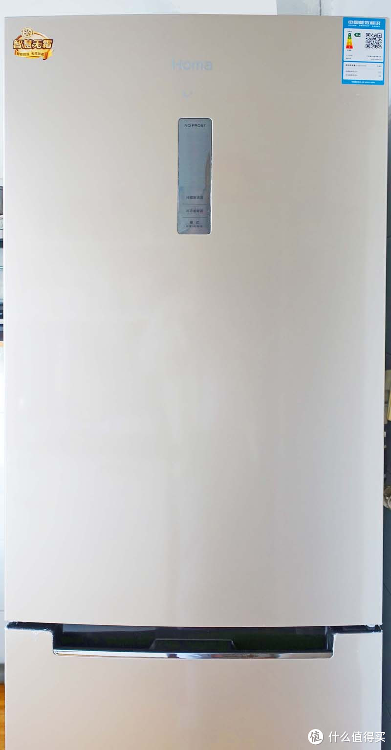 #晒单大赛#穷鬼家的小冰箱—Homa 奥马 BCD-328WT/B 变频风冷大两门冰箱