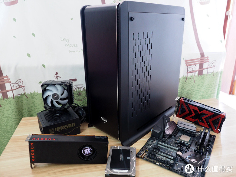 为了跟朋友组团“吃鸡”—Ryzen5 1600 +ASUS ROG STRIX X370F+RX VEGA 64 & 冰魄炫光机电套 开箱简晒