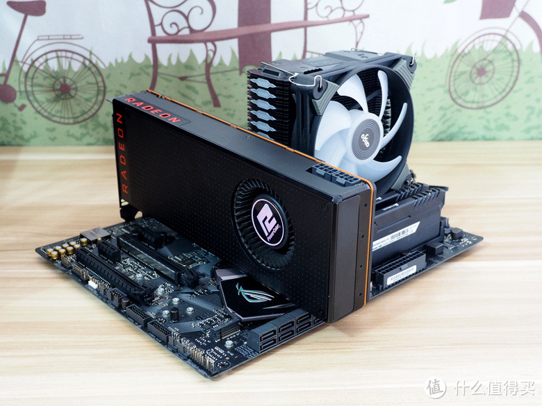 为了跟朋友组团“吃鸡”—Ryzen5 1600 +ASUS ROG STRIX X370F+RX VEGA 64 & 冰魄炫光机电套 开箱简晒