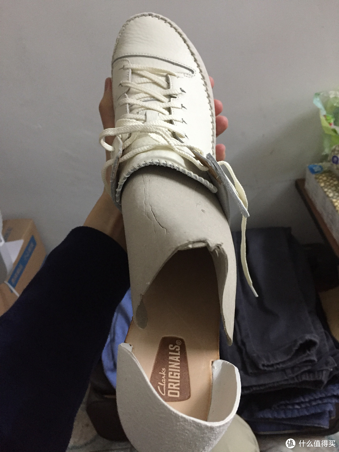 #晒单大赛#Clarks 其乐 Originals Trigenic Flex 女款 复古三瓣鞋