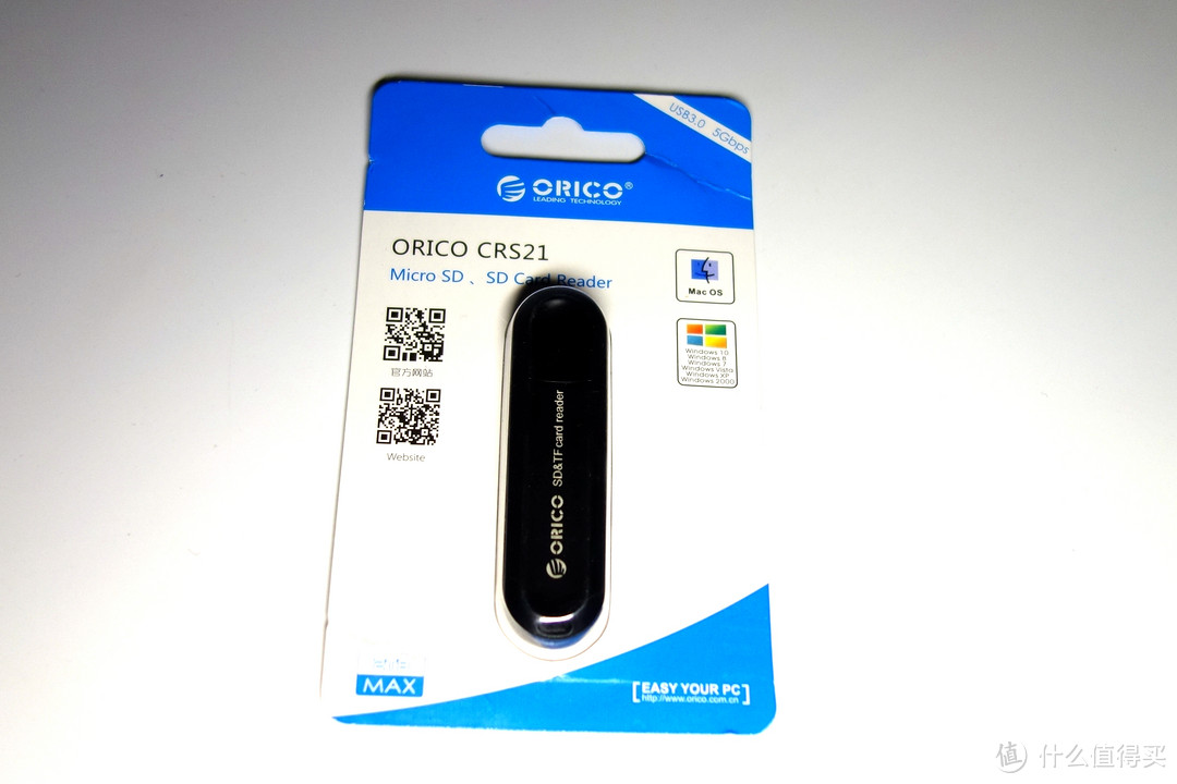 让数据传输再快一点：ORICO CRS21 USB3.0读卡器简评