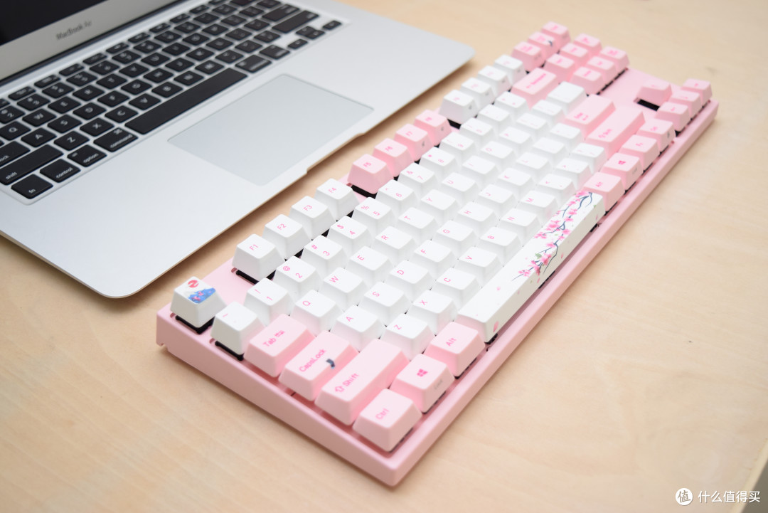 假装送给妹纸的粉红色礼物:Varmilo 阿米洛 VA87 樱 机械键盘