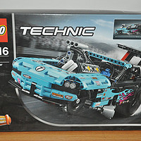 乐高 Technic 机械组 42050 Drag Racer玩具使用总结(大轮胎|车盖|排气孔)