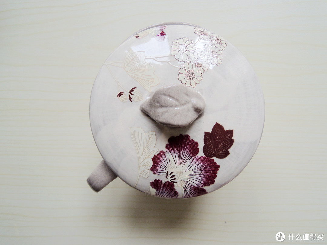#晒单大赛#杯与碟中的喵元素：日本 AITO 抚松庵 “芙蓉与猫” 濑户烧杯碟壶 套装