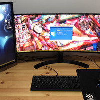 LG34UC88曲面显示器使用感受(文档处理|电影|游戏)