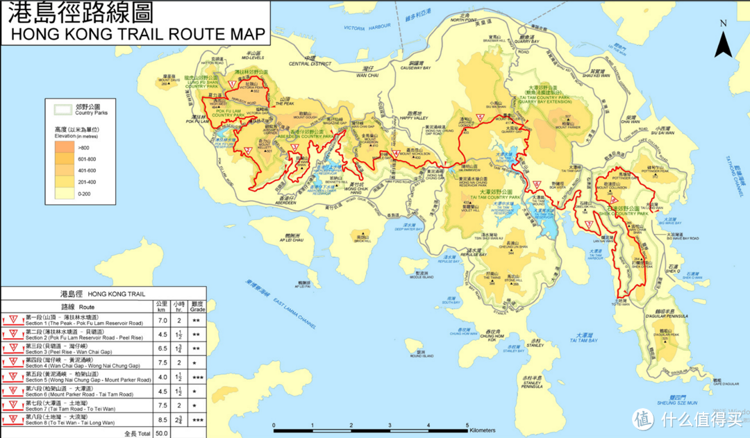 香港另一面的美，港岛径25KM暴走