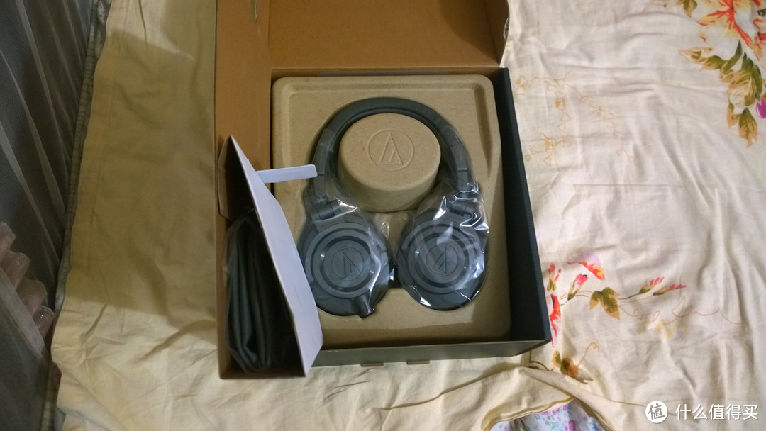 audio-technica 铁三角 M50X 哑光黑 限定耳机 开箱+小细节