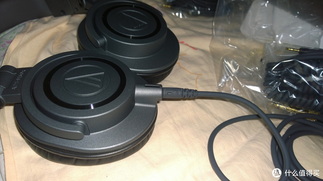 audio-technica 铁三角 M50X 哑光黑 限定耳机 开箱+小细节