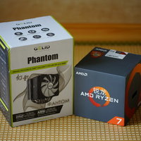 捷领 Phantom 幻影 CPU散热器外观展示(热管|底座|风扇)