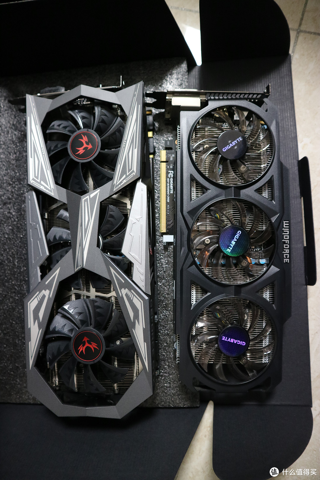 跟老的GTX760对比