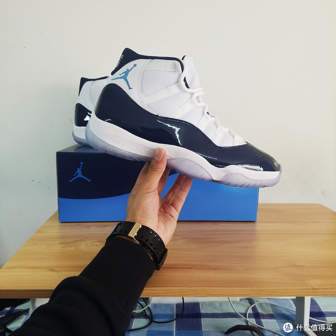 NIKE 耐克 AIR JORDAN 11 RETRO 复刻男子运动鞋 开箱