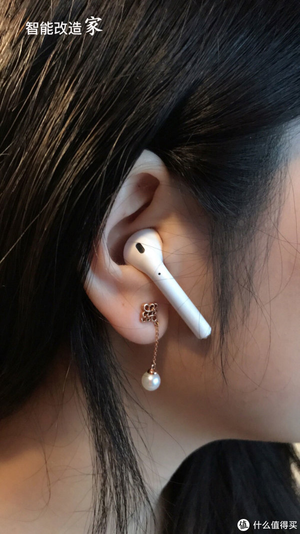 airpods2佩戴效果图图片