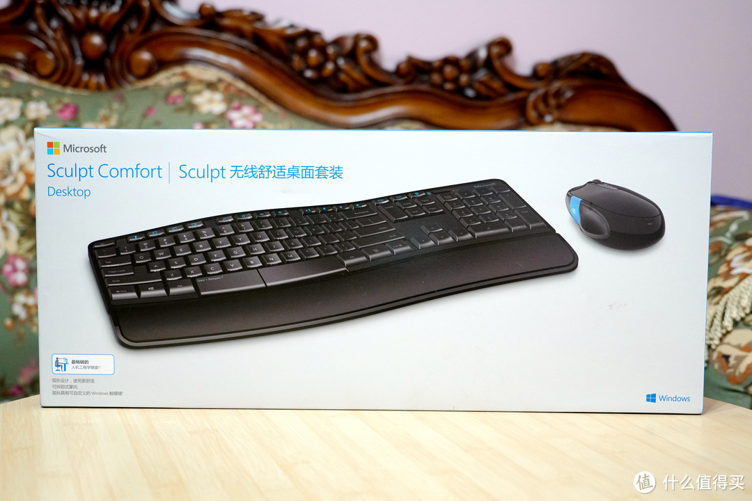 #晒单大赛#疑似神价格入手？Microsoft 微软 Sculpt 无线舒适桌面 键鼠套装 开箱