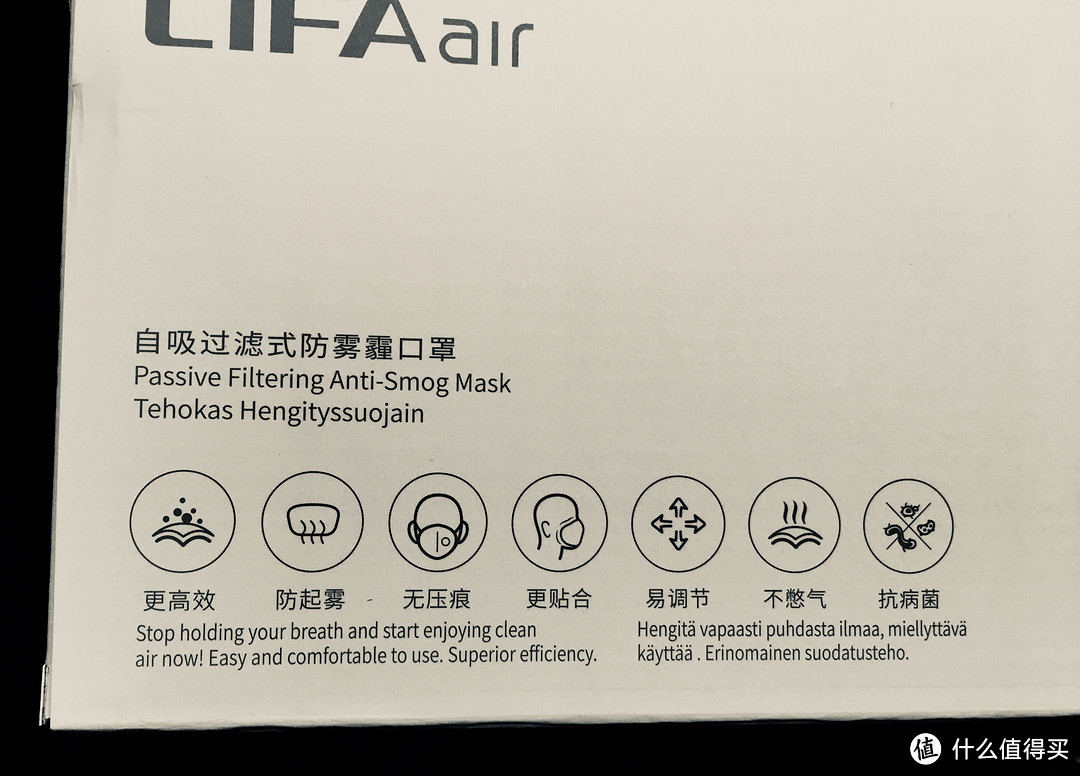 高颜值的选择——LIFAair LM99 自吸过滤式防雾霾口罩