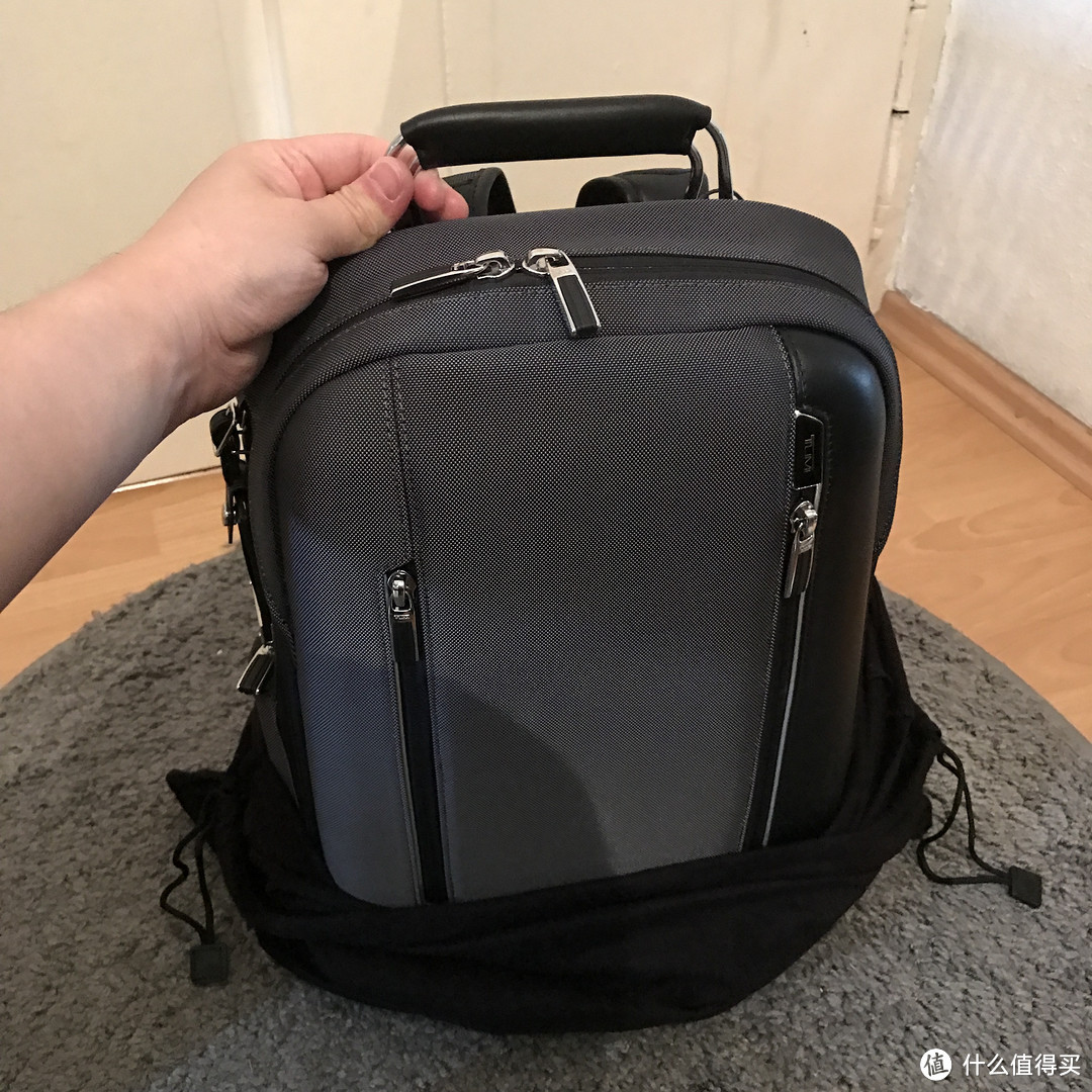 #本站首晒#难得的秀气款--TUMI Arrivé Logan Backpack双肩背包 开箱晒单