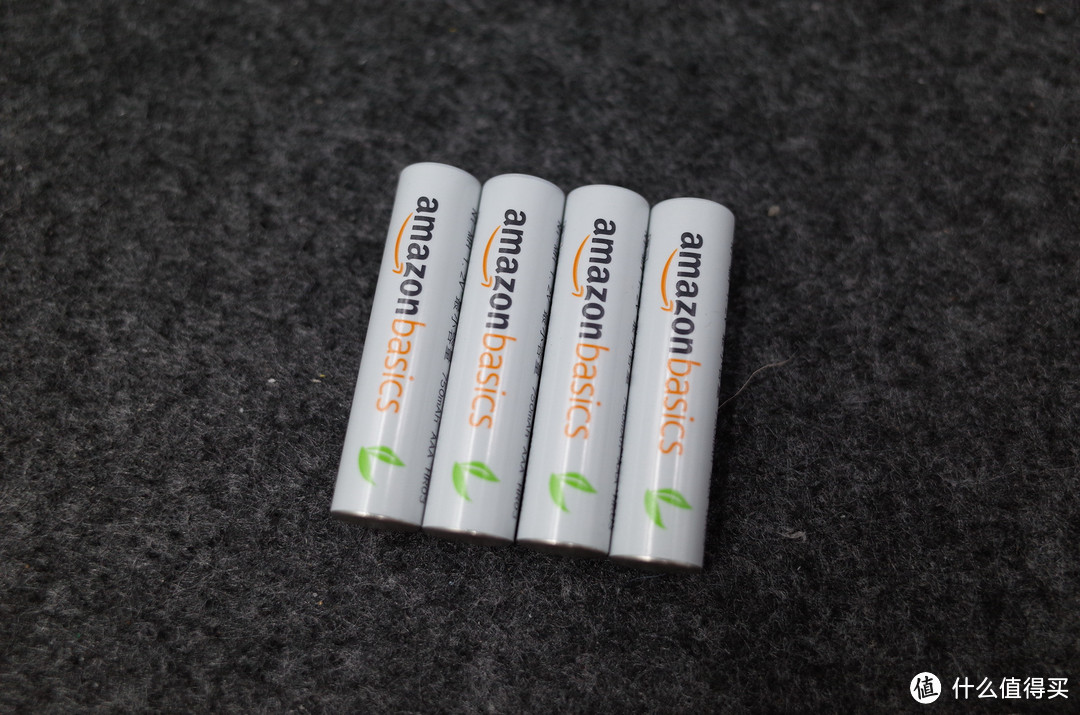AmazonBasics 亚马逊 倍思 白色绿叶标 5号、7号镍氢充电电池 开箱