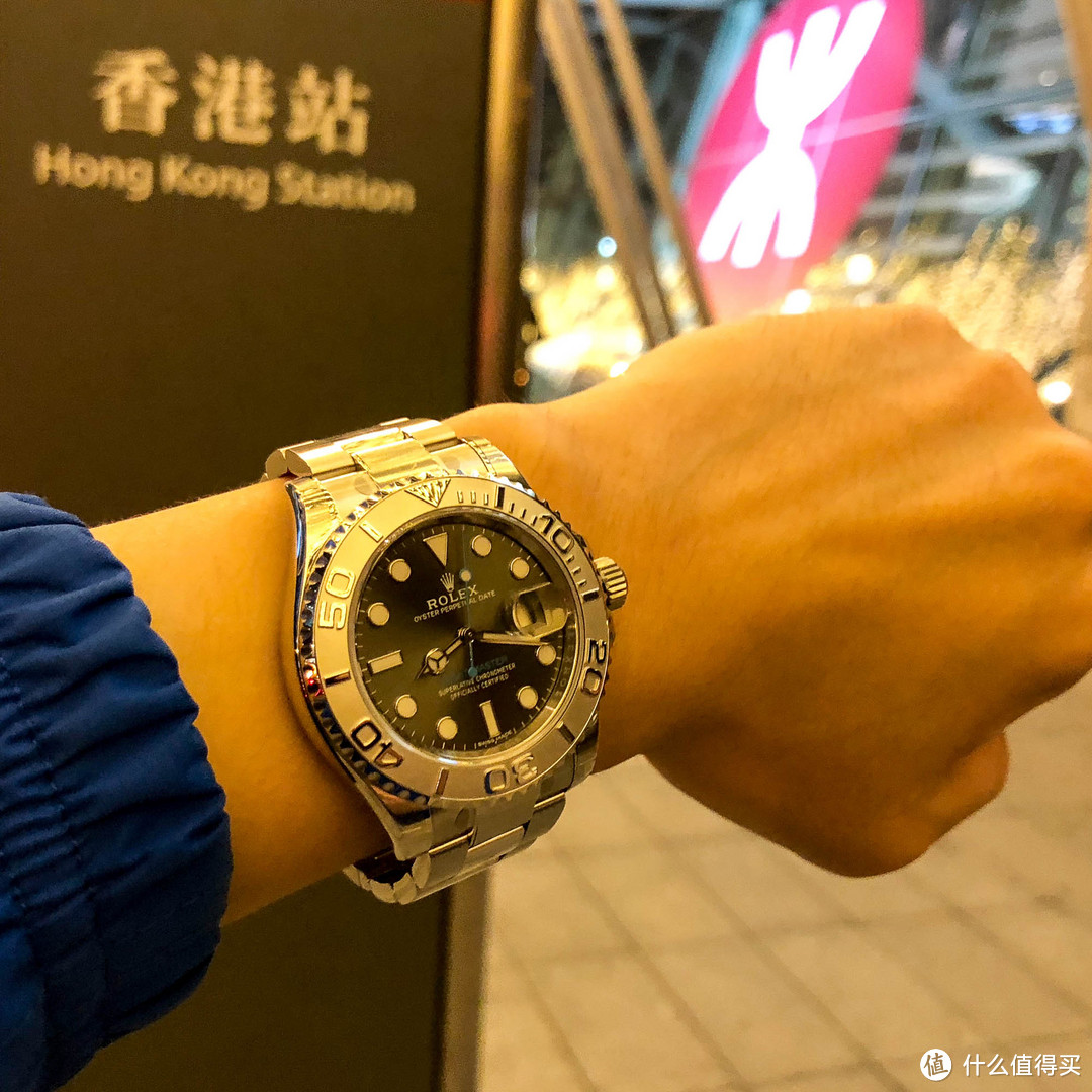 #本站首晒# ROLEX 劳力士 灰游艇名仕 ROLEX 116622 上手（附视频）