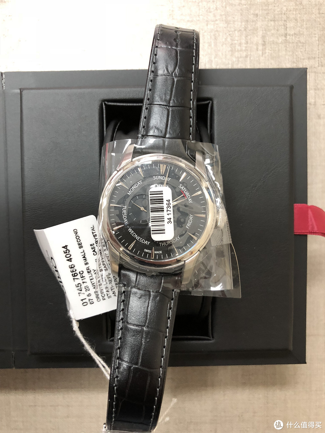 Oris 豪利时 Artelier Small Second Pointer Day 男士手表 开箱