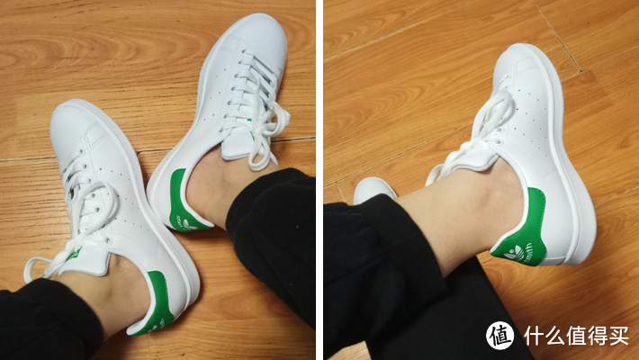 虽然已烂大街，但鞋柜依然必备  ADIDAS 阿迪达斯 三叶草 STAN SMITH 骑士绿（M20324） 休闲鞋