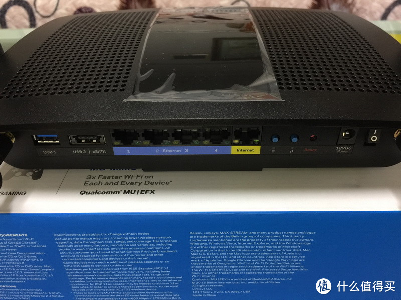 LINKSYS 领势 EA8500 AC2600 路由器 曾经的旗舰竟是隐藏的一张底牌，Smart Mesh Wi-Fi 系统试用报告