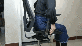 达宝利 DY101 人体工学椅办公椅使用总结(按键|调节|扶手|材质|操作)