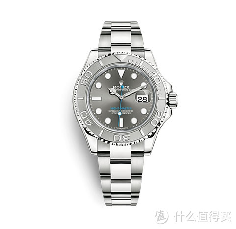 只为那骚气的一抹蓝 喜获6周年礼物 ROLEX 劳力士 灰盘游艇 手表