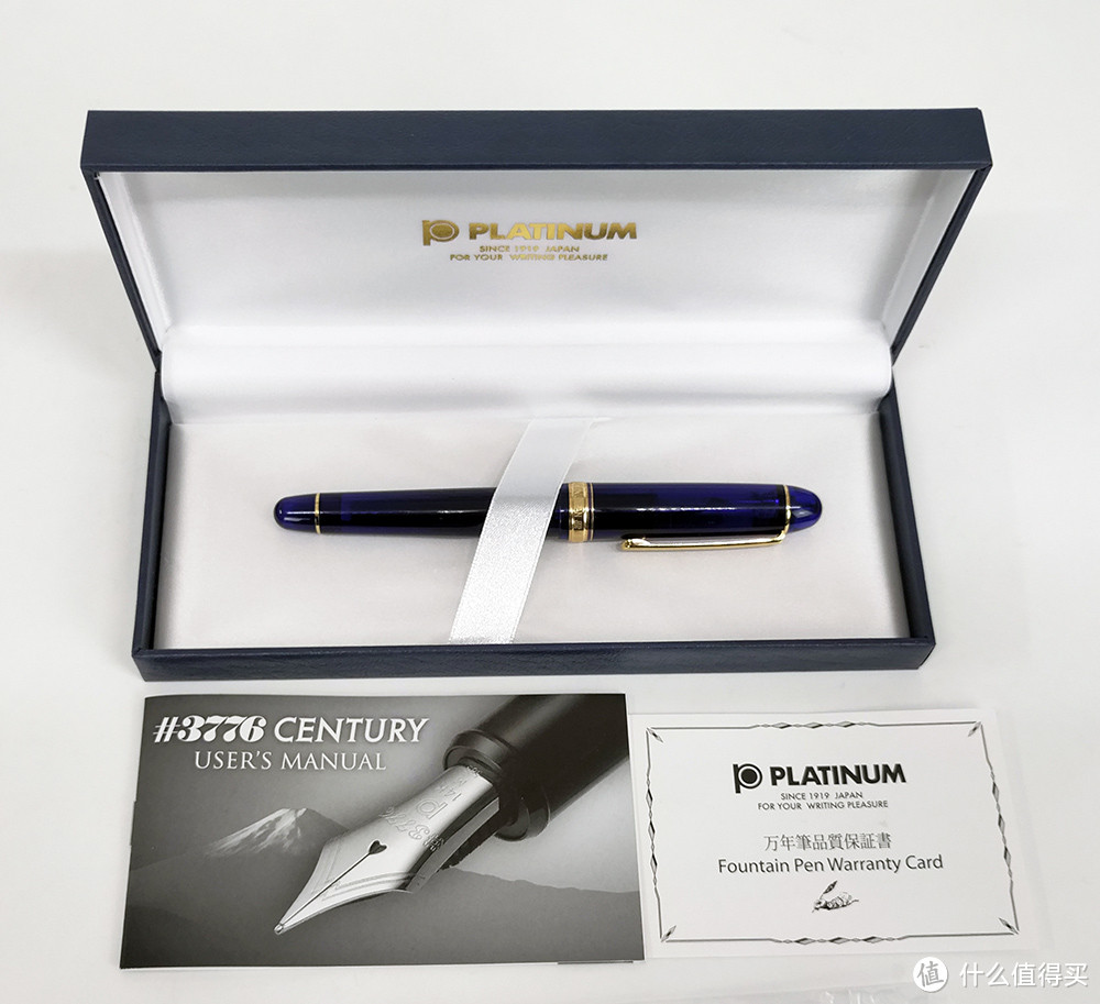 送给男人的礼物，PLATINUM 白金 3776 PNB-10000 教堂蓝 钢笔 开箱