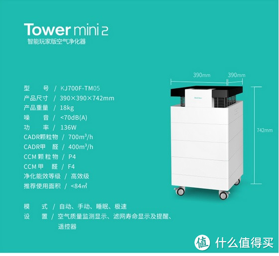 家的pm2.5健康守护神--EraClean Tower mini2玩家版空气净化器众测报告